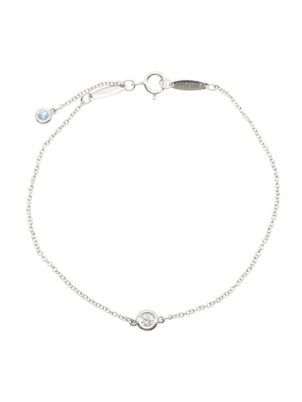Tiffany & Co Bracelet by the Yard 16 Platinum Diamond
